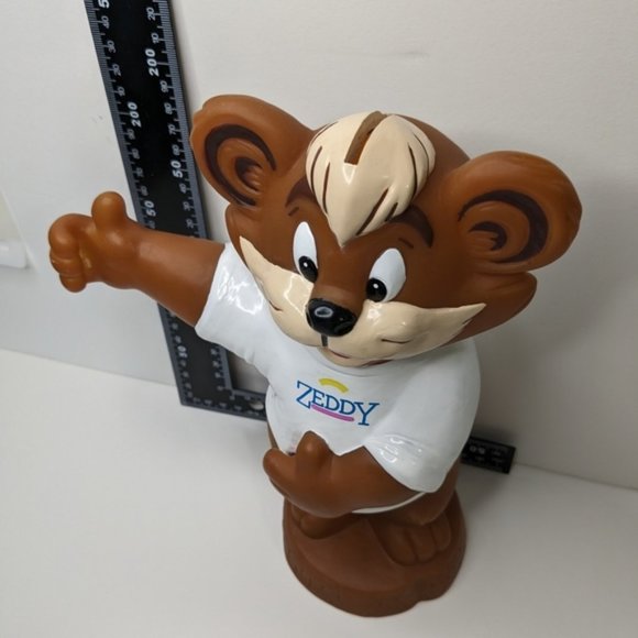 Zeddy Zellers Piggy Bank Retro 1990s Coin slot - Picture 6 of 7